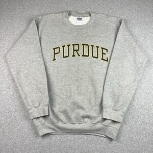 Vintage Purdue Boilermakers Sweatshirt Men Medium Spell Out College Crewneck 90s